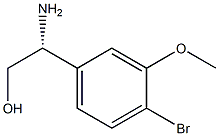 (R)-2-amino-2-(4-bromo-3-methoxyphenyl)ethanol Structure