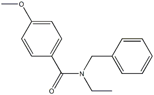 N-Benzyl-N-ethyl-4-methoxybenzamide 구조식 이미지