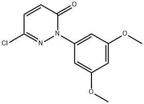6-chloro-2-(3,5-dimethoxyphenyl)pyridazin-3(2H)-one 구조식 이미지