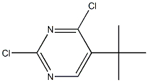 5-(tert-butyl)-2,4-dichloropyrimidine Structure