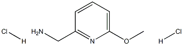 (6-METHOXYPYRIDIN-2-YL)METHANAMINE DIHYDROCHLORIDE 구조식 이미지