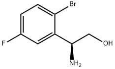 (2S)-2-AMINO-2-(2-BROMO-5-FLUOROPHENYL)ETHAN-1-OL Structure