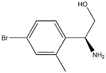 (2S)-2-AMINO-2-(4-BROMO-2-METHYLPHENYL)ETHAN-1-OL 구조식 이미지