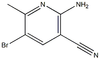 2-Amino-5-bromo-6-methyl-nicotinonitrile Structure