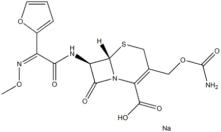 Cefuroxime Sodium Impurity H (EP) Structure