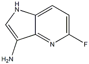 5-Fluoro-1H-pyrrolo[3,2-b]pyridin-3-ylamine Structure