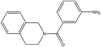 3-(1,2,3,4-tetrahydroisoquinoline-2-carbonyl)aniline 구조식 이미지
