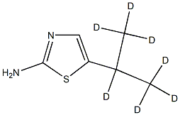 2-Amino-5-(iso-propyl-d7)-thiazole 구조식 이미지