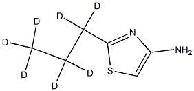 4-Amino-2-(n-propyl-d7)-thiazole 구조식 이미지