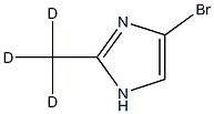 4-Bromo-2-(methyl-d3)-imidazole Structure