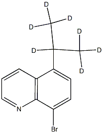 8-Bromo-5-(iso-propyl-d7)-quinoline 구조식 이미지