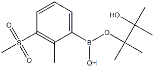 2-Methyl-3-(methylsulfonyl)phenylboronic Acid Pinacol Ester 구조식 이미지