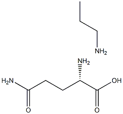 L - propylamine - glutamine solution (100×) 구조식 이미지