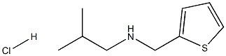 (2-methylpropyl)[(thiophen-2-yl)methyl]amine hydrochloride 구조식 이미지