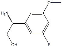(2R)-2-AMINO-2-(5-FLUORO-3-METHOXYPHENYL)ETHAN-1-OL Structure
