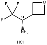 (S)-2,2,2-TRIFLUORO-1-(OXETAN-3-YL)ETHAN-1-AMINE HCL Structure