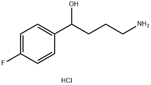 4-amino-1-(4-fluorophenyl)butan-1-ol hydrochloride Structure