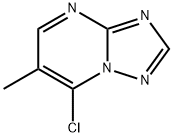 7-CHLORO-6-METHYL-[1,2,4]TRIAZOLO[1,5-A]PYRIMIDINE 구조식 이미지