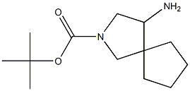 TERT-BUTYL 4-AMINO-2-AZASPIRO[4.4]NONANE-2-CARBOXYLATE 구조식 이미지