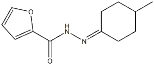 N'-(4-methylcyclohexylidene)furan-2-carbohydrazide 구조식 이미지