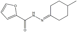 N'-(4-methylcyclohexylidene)furan-2-carbohydrazide Structure