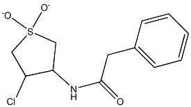 N-(4-chloro-1,1-dioxidotetrahydrothiophen-3-yl)-2-phenylacetamide Structure