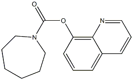 quinolin-8-yl azepane-1-carboxylate Structure