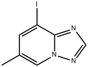 8-Iodo-6-methyl-[1,2,4]triazolo[1,5-a]pyridine 구조식 이미지