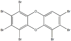 1,2,3,4,6,7,8-HEPTABROMODIBENZO-P-DIOXIN (13C12, 99%) 5 ug/ml in Nonane:Toluene (70:30) 구조식 이미지