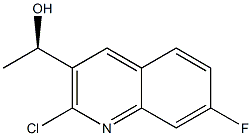 (R)-1-(2-chloro-7-fluoroquinolin-3-yl)ethanol Structure