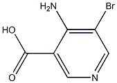 4-Amino-5-bromonicotinic acid Structure