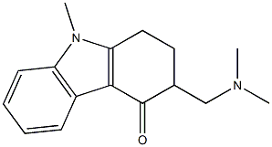 (3RS)-3-[(Dimethylamino)methyl]-9-methyl-1,2,3,9-tetrahydro-4H-carbazol-4-one Structure