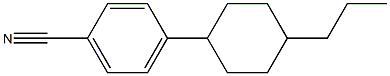 4-(4-propylcyclohexyl)benzonitrile 구조식 이미지