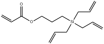 3-(Triallylsilyl)propyl Acrylate (stabilized with MEHQ) Structure