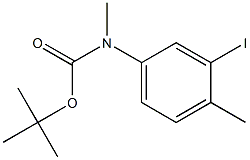 (3-Iodo-4-methyl-phenyl)-methyl-carbamic acid tert-butyl ester Structure