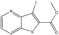 3-Iodo-thieno[3,2-b]pyridine-2-carboxylic acid methyl ester Structure