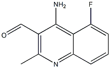 4-Amino-5-fluoro-2-methyl-quinoline-3-carbaldehyde Structure