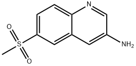 6-(methylsulfonyl)quinolin-3-amine Structure