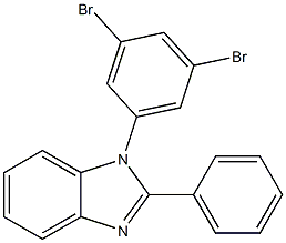 1-(3,5-dibromophenyl)-2-phenyl-1H-benzo[d]imidazole Structure