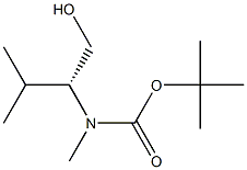 (R)-tert-butyl (1-hydroxy-3-methylbutan-2-yl)(methyl)carbamate 구조식 이미지