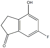 6-Fluoro-4-hydroxy-1-indanone 구조식 이미지