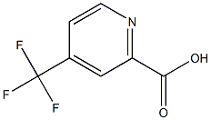 4-(Trifluoromethyl)pyridine-2-carboxylic acid 구조식 이미지