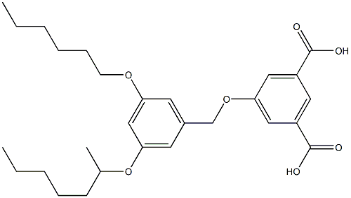  5-(3-(heptan-2-yloxy)-5-(hexyloxy)benzyloxy)isophthalic acid