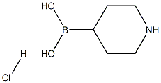 Piperidine-4-boronic acid hydrochloride Structure