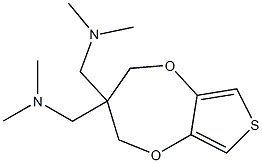 1,1'-(3,4-Dihydro-2H-thieno[3,4-b][1,4]dioxepine-3,3-diyl)bis(N,N-dimethylmethanamine) Structure