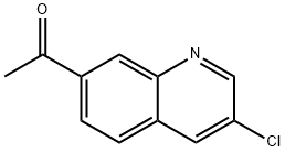 1-(3-chloroquinolin-7-yl)ethanone 구조식 이미지