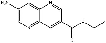 ethyl 7-amino-1,5-naphthyridine-3-carboxylate Structure