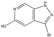 3-Bromo-1H-pyrazolo[3,4-c]pyridin-5-ol 구조식 이미지