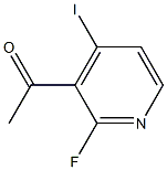 1-(2-Fluoro-4-iodo-pyridin-3-yl)-ethanone Structure