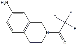 1-(7-amino-3,4-dihydroisoquinolin-2(1H)-yl)-2,2,2-trifluoroethanone 구조식 이미지
